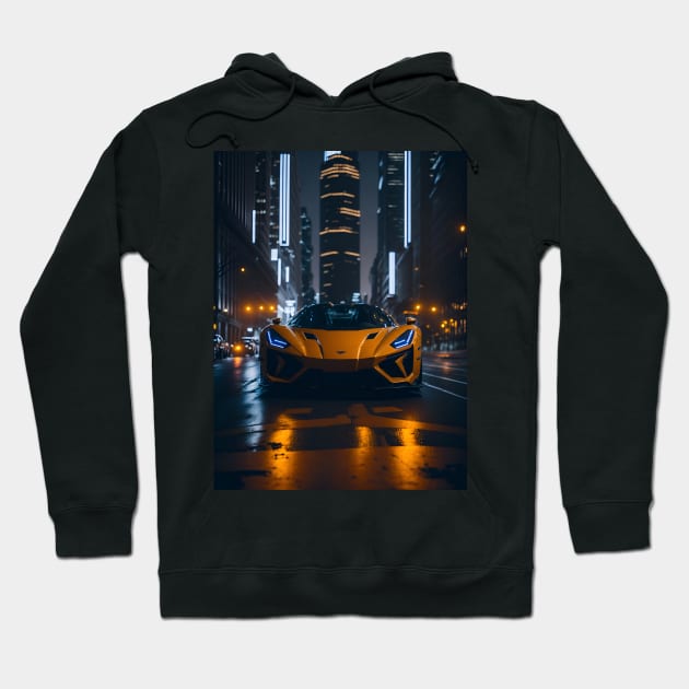 Chicago Night Ride Hoodie by star trek fanart and more